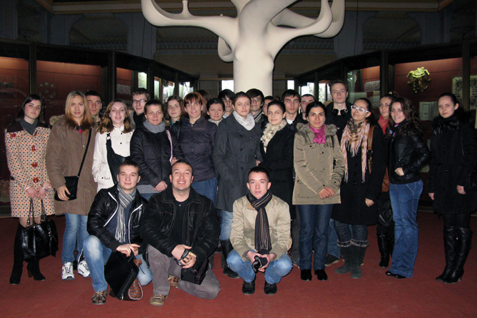 At the National Museum of Ethnography and Natural History of the Republic of Moldova. December 2011.